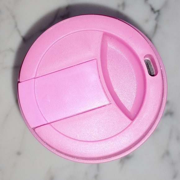 Lilly Pulitzer Hot Spot multi print Fall 2014 pink lid 16 oz Travel Cup - Picture 3 of 17